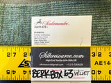 5 Berkbox63 2.4 yard Scalamandre Zerbino Forest Strie Cut and Uncut Velvet  Linen Green MSRP USD530/y