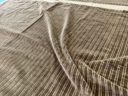 8 Berkbox63 2.4 yard Scalamandre VELVET MOGADOR TAUPE Strie Texture Brown MSRP USD208