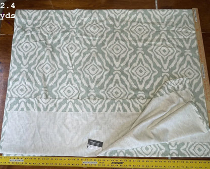 13 Boxv Scalamandre Square Showroom Sample 2.4 Yard Gray/blue Wood Print