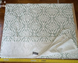 13 Boxv Scalamandre Square Showroom Sample 2.4 Yard Gray/blue Wood Print
