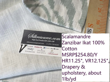 13 Boxv Scalamandre Square Showroom Sample 2.4 Yard Gray/blue Wood Print