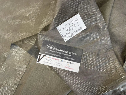 16 Boxv Scalamandre Square Showroom Sample 2.2 Yard Gray Zebra Print