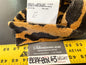 15 Berkbox63 26"x25" Scalamandre Square Piccolo 100% Linen Hiend Animal skin Cheetah Orange Black Velvet MSRP USD 500+/yard
