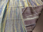 2 Berkbox65 Square Scalamandre Ebru Silk Weave Peacock Marbled Paper Silk Jacquard Texture Blue Black Olive Green