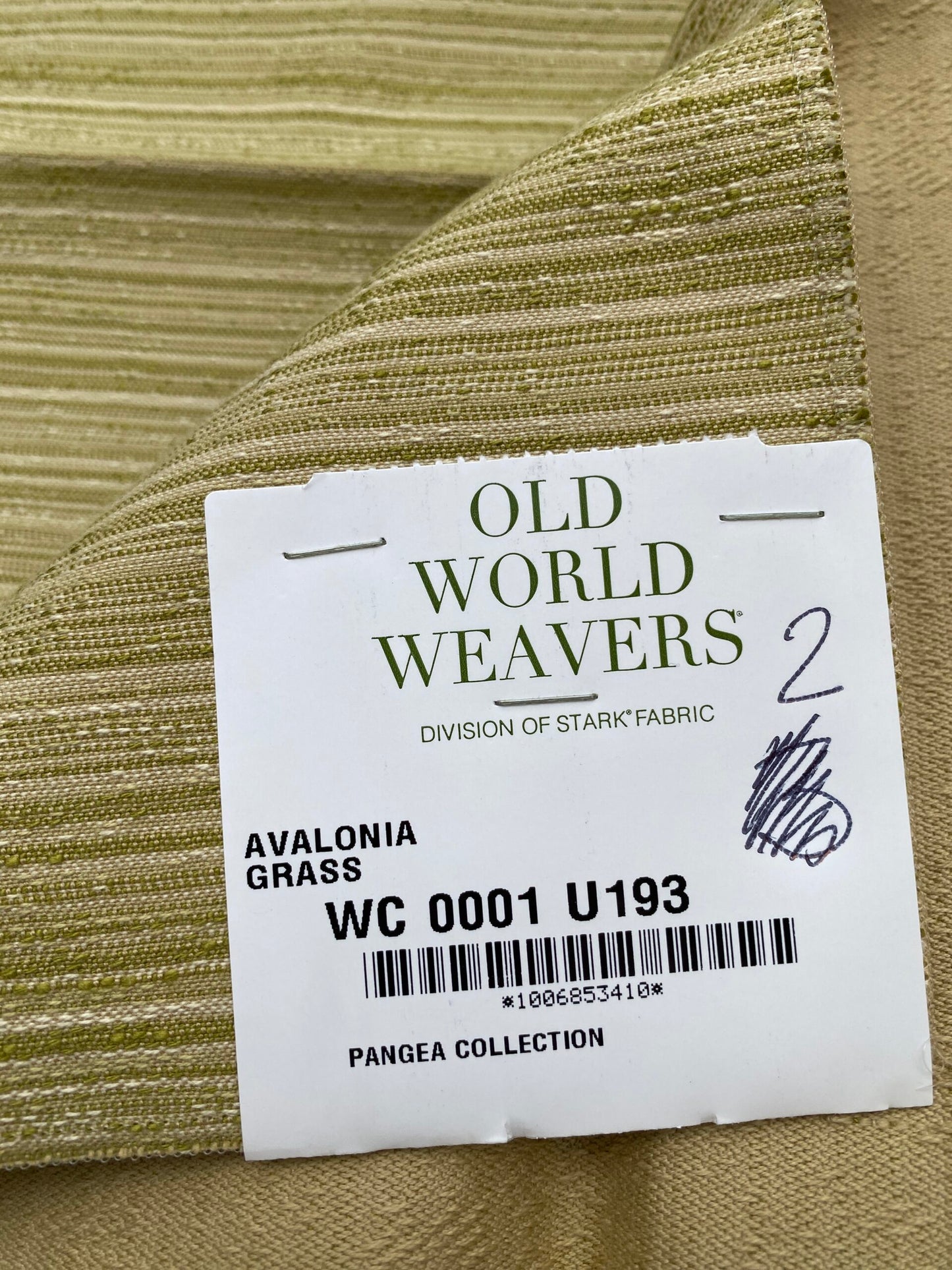 9 Berkbox93 Square Jacquard by Old World Weavers Avalonia Grass Green Texture MSRP USD128/y