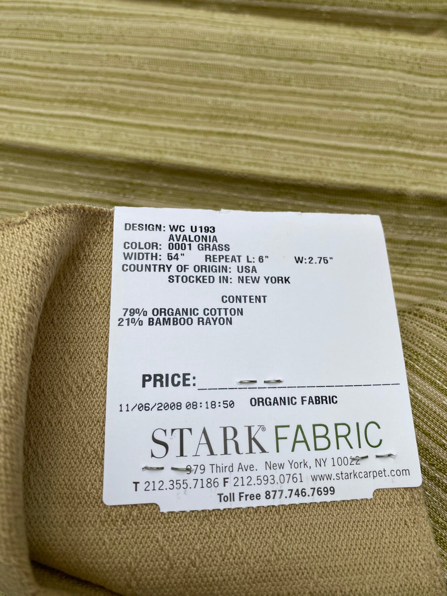 9 Berkbox93 Square Jacquard by Old World Weavers Avalonia Grass Green Texture MSRP USD128/y