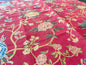 13 Berkbox65 SQUARE Scalamandre STUPINIGI Red Chinoiserie Peony Lampas Floral MSRP USD418/y