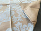 14 Berkbox65 Square 24"x26" Scalamandre Botanical Brown on White  Large Pattern
