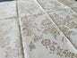15 Berkbox65 Square 20"x26" Scalamandre Renaissance Floral White Beige Woven