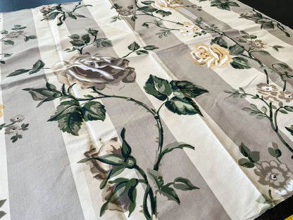 16 Berkbox65 SQUARE Scalamandre Floral Print Botanical Stripe Large pattern