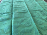 19 Berkbox65 28"x25" Scalamandre Botanical Silk lampas Plain Green