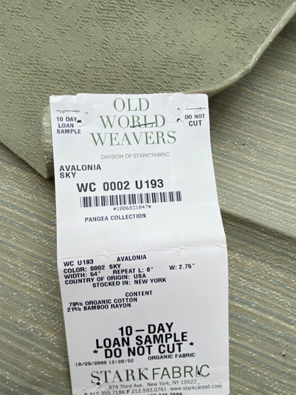 15 Berkbox93 Square Jacquard by Old World Weavers Avalonia Sky Beige Texture MSRP USD128/y