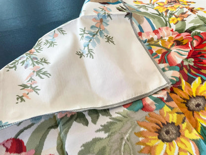 24 Berkbox65 17"x25" SQUARE Scalamandre Floral Print with Large Pattern