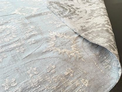 29 Berkbox65 27"x27" SQUARE Scalamandre MANDALA Gray Beige Medallion MSRP USD258/y