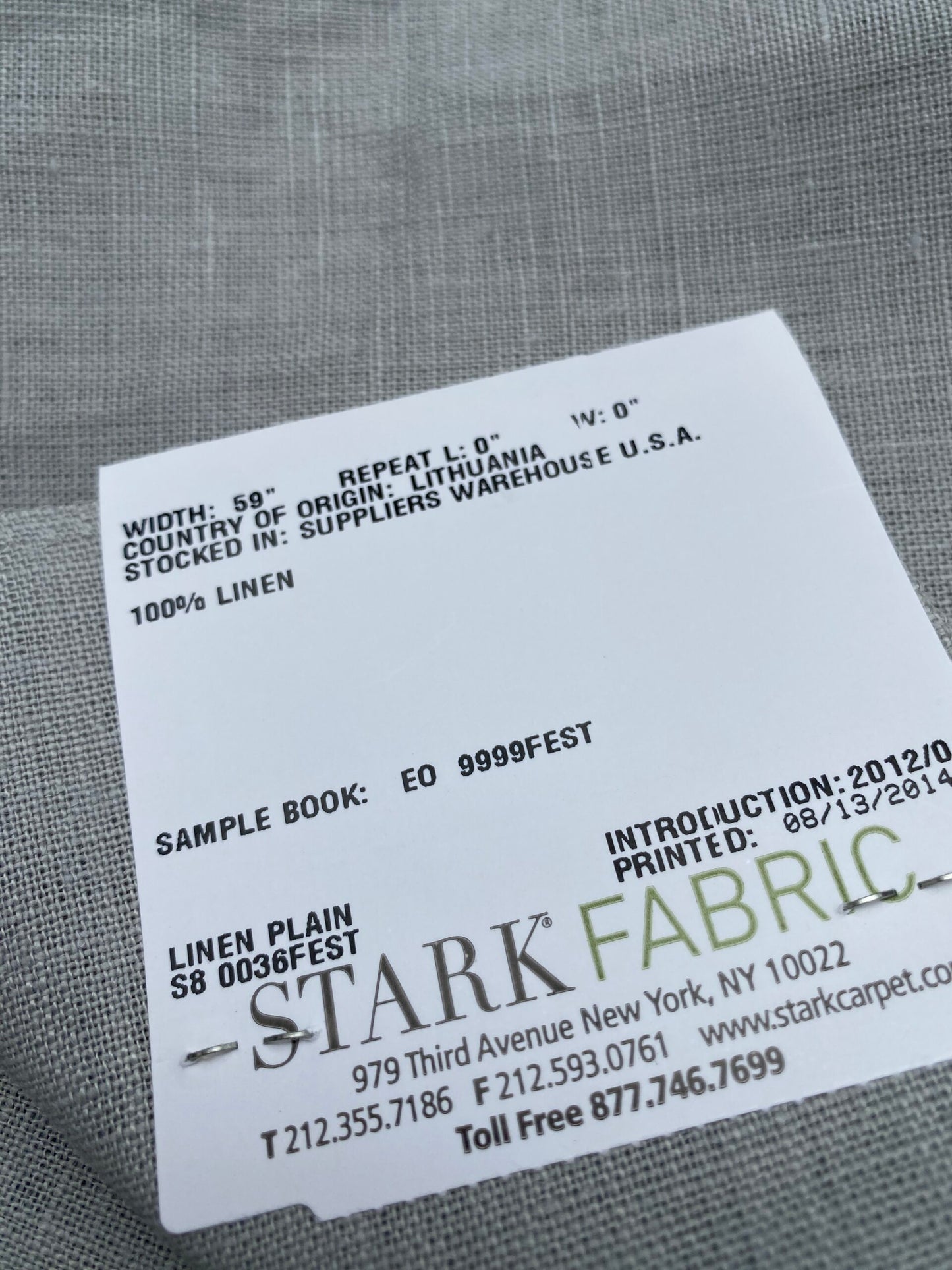 23 Berkbox93 Square Plains Texture by Old World Weavers Festival Silver Gray Linen Solid MSRP USD124/y