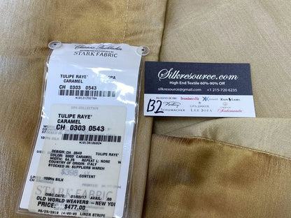 6 Berkbox2 Scalamandre 2.4 Yards Tulip Raye’ Carmel