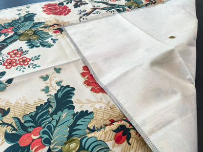 4 Berkbox66 24"x27" Scalamandre Floral Print  White Blue Green Large pattern