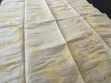 12 Berkbox66 26"x 26" Scalamandre Silk Damask Yellow White Botanical