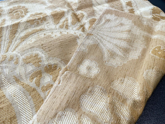 14 Berkbox66 17"x 14" Scalamandre Damask Yellow Jacquard Woven Large pattern