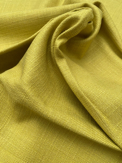 33 Berkbox93 Square Plains Texture by Christian Fischbacher Eco FR Heavy Lemon Yellow Solid MSRP USD300+/y