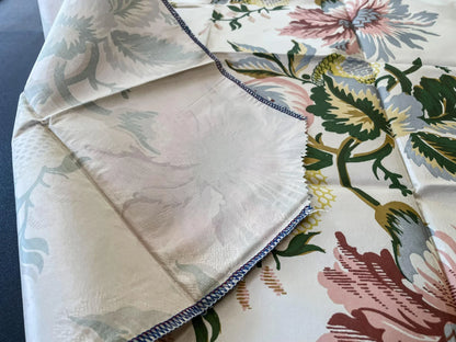 17 Berkbox66 26"x 26" Scalamandre Botanical Silk Print Large Pattern