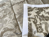 18 Berkbox66 26"x 1 yard Scalamandre Nashville 100% Silk Damask Beige
