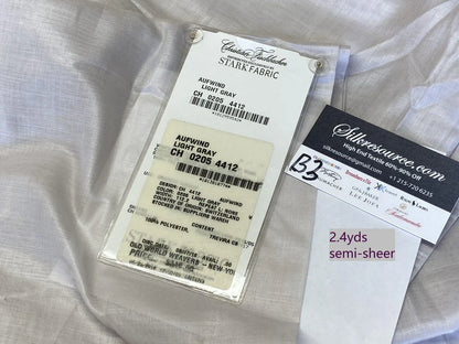 8 Berkbox3 Scalamandre 2.4 Yards Aufwind Light Gray
