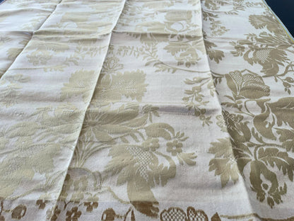 22 Berkbox66 27"x27" Square Scalamandre Silk Damask Beige Botanical
