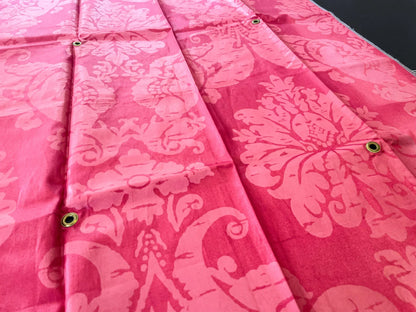 23 Berkbox66 25"x 1yard Scalamandre Silk Print Damask Red