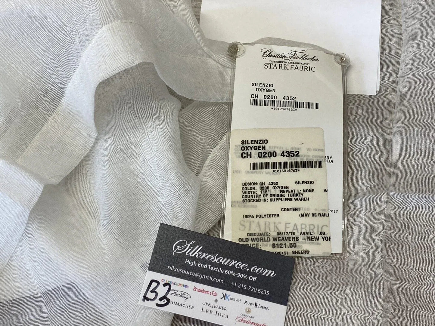 10 Berkbox3 Scalamandre 2.4 Yards Silenzio Oxygen