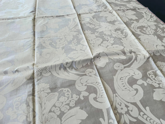 28 Berkbox66 SQUARE 27"x24" Scalamandre Silk Print Damask Deep Gray