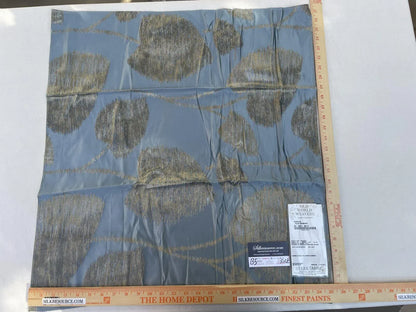 1a Berkbox5 Scalamandre Silk Square Isabella Blue Shimmer MSRP USD 428/Y