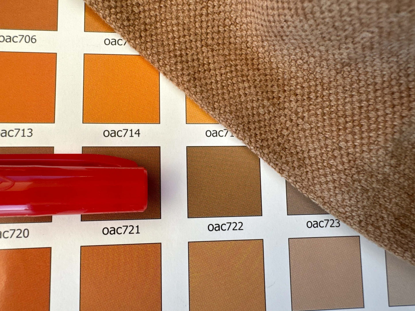 2 EV38 Scalamandre  Caliedo Avana Brown Cotton Linen Solid 2.4yd