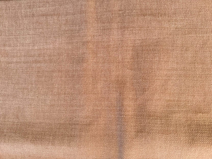 2 EV38 Scalamandre  Caliedo Avana Brown Cotton Linen Solid 2.4yd