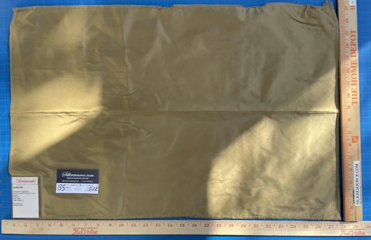 5 Berkbox5 Scalamandre Silk Square Dynasty Taffeta Brown MSRP USD 322/y