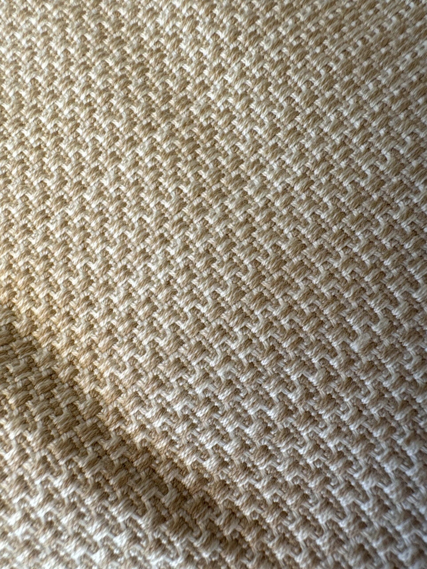 4 EV38 Scalamandre Strie Small Scale Solid Light Brown 2.4y