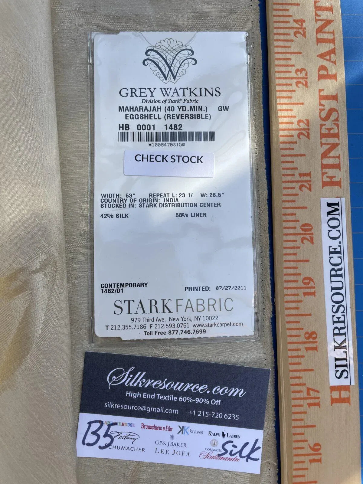 9 Berkbox5 Scalamandre Silk Square Maharajah Gray