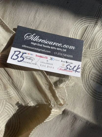 19 Berkbox5 Scalamandre Silk Square Creamy/white