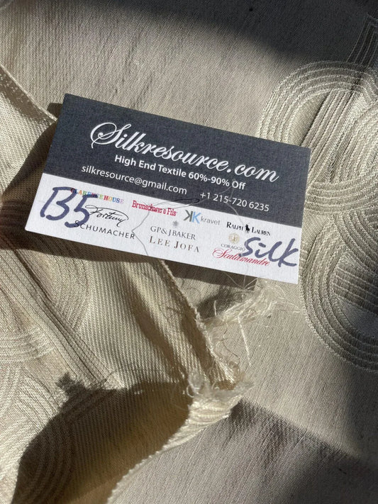 19 Berkbox5 Scalamandre Silk Square Creamy/white