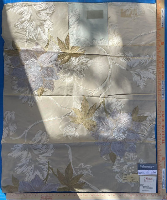 23b Berkbox5 Scalamandre Silk Square  Austine Silver