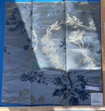 25a Berkbox5 Scalamandre Silk Square Mallorcan Garden Blue Jay