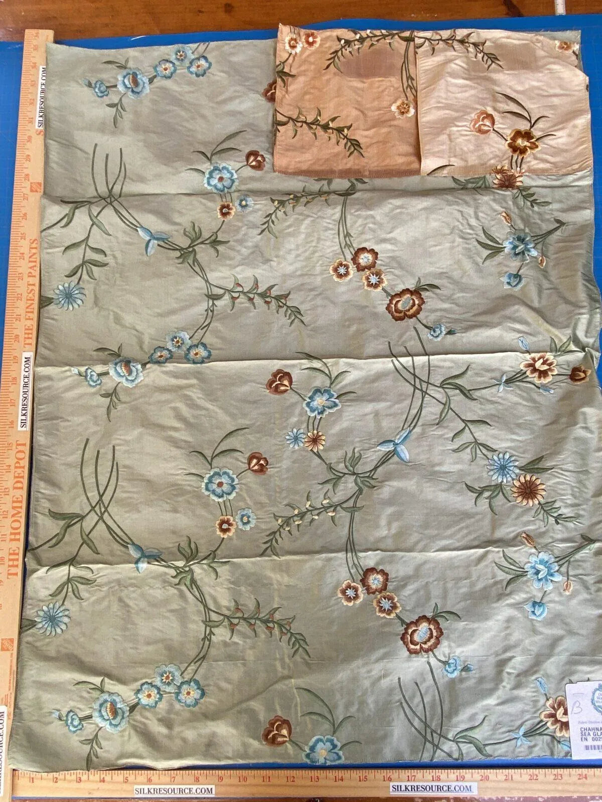 Scalamandre Chahna Silk - Sea Glass