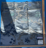25b Berkbox5 Scalamandre Silk Square Mallorcan Garden Blue Jay