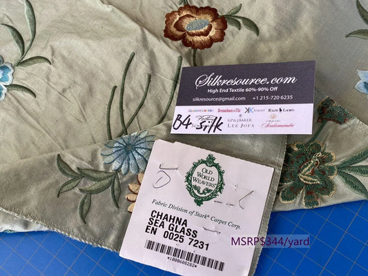 4d Berkbox4 Scalamandre Silk Square Chahna Sea Glass