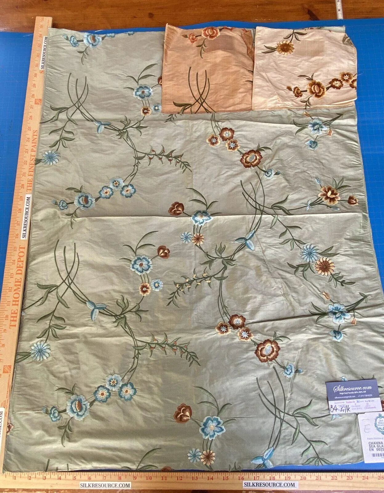 Scalamandre Chahna Silk - Sea Glass