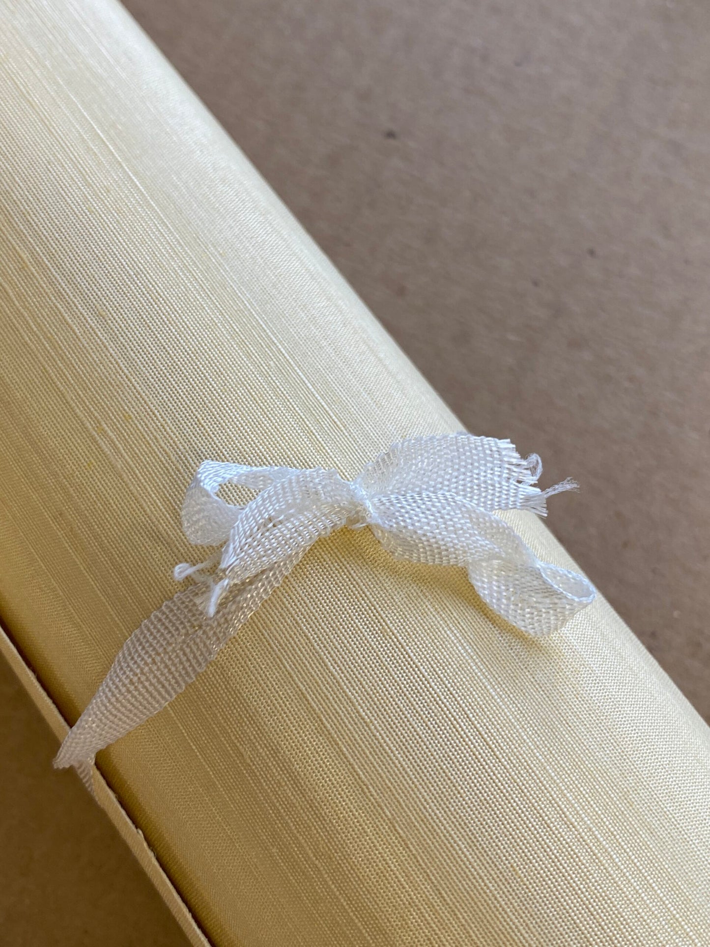 By yard Scalamandre Silk Walls Banana Wallpaper Silk on Paper Trimmed Plain Solid Texture MSRP USD 130/yard