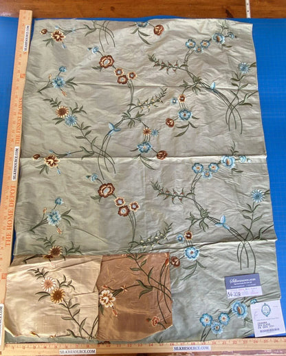 Scalamandre Chahna Silk - Sea Glass