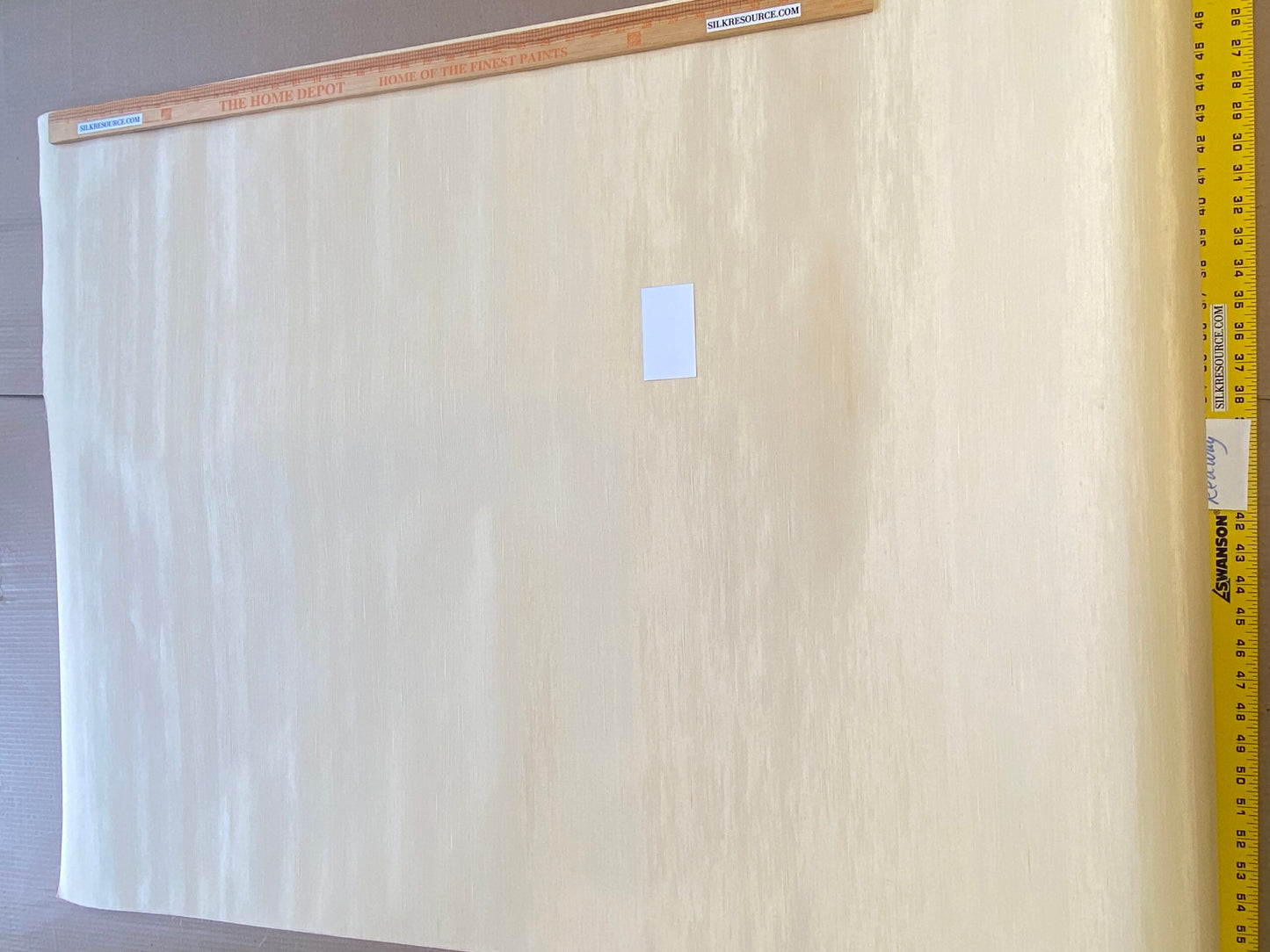 By yard Scalamandre Silk Walls Banana Wallpaper Silk on Paper Trimmed Plain Solid Texture MSRP USD 130/yard