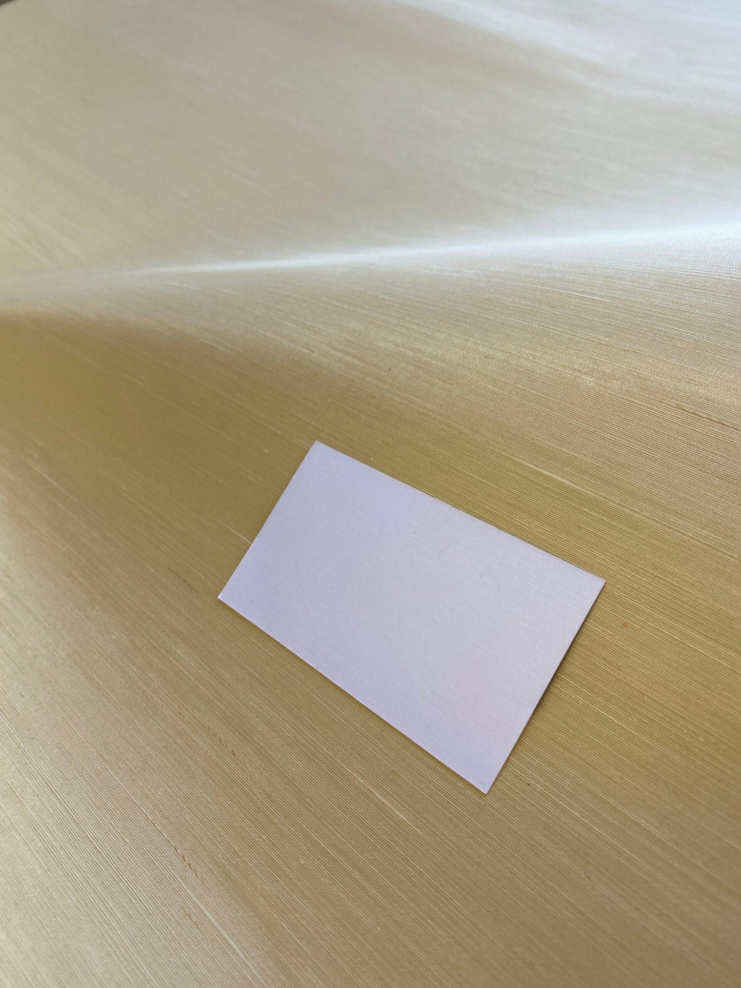 By yard Scalamandre Silk Walls Banana Wallpaper Silk on Paper Trimmed Plain Solid Texture MSRP USD 130/yard