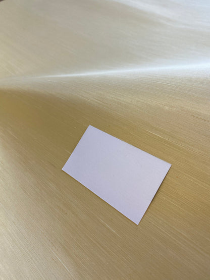 By yard Scalamandre Silk Walls Banana Wallpaper Silk on Paper Trimmed Plain Solid Texture MSRP USD 130/yard